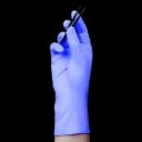 Exam Glove FLEXAL™ Nitrile Large NonSterile Nitrile Standard Cuff Length Textured Fingertips Blue Chemo Tested
