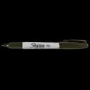 Permanent Marker Staples Advantage Sharpie® Black Ink Cap