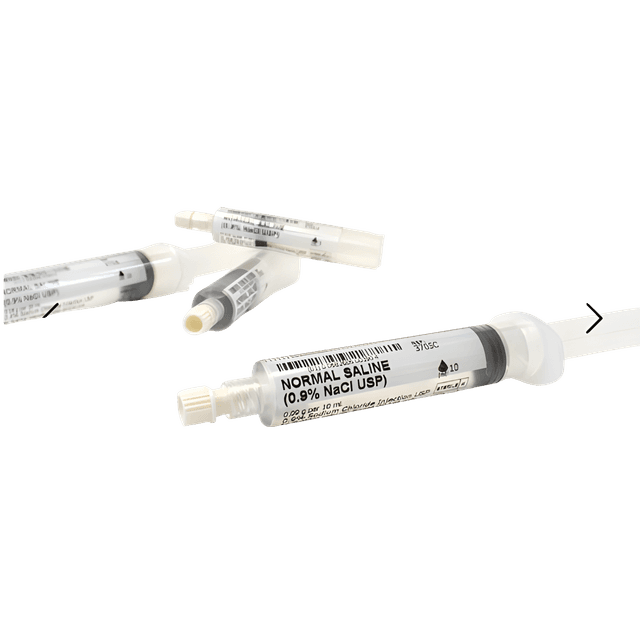 Praxiject™️ Saline, Sodium Chloride 0.9% IV Flush Solution, Prefilled Syringe 10 mL Fill, Sterile Field Ready (SF), 600/CS