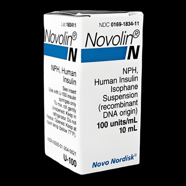 Novolin® N NPH, Human Insulin Isophane 100 U / mL Injection Multiple-Dose Vial 10 mL