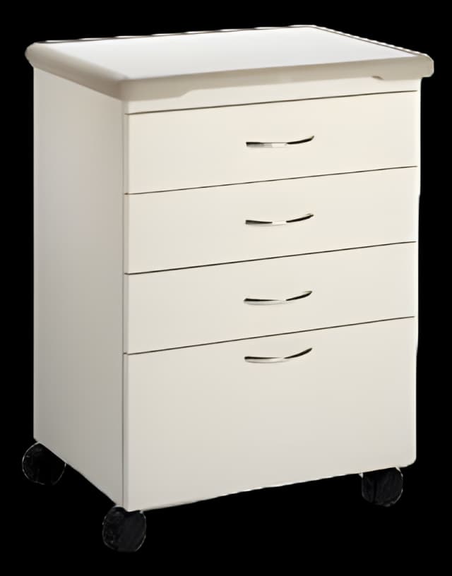 Midmark Synthesis Mobile Treatment Cabinet - 4 Drawers