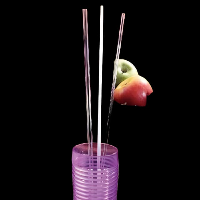 Flexible Drinking Straw Preffered 18 Inch Length Clear