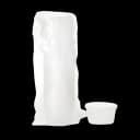 Dawn Mist® Denture Cup 8 oz. Clear Snap-On Lid Single Patient Use