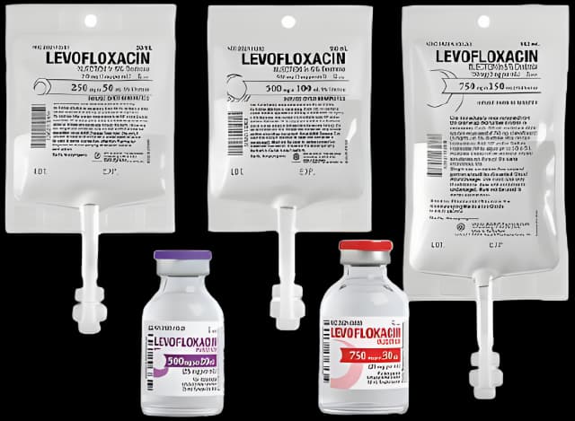 Levofloxacin / Dextrose 5%, Preservative Free 250 mg / 50 mL Injection Flexible Bag 50 mL