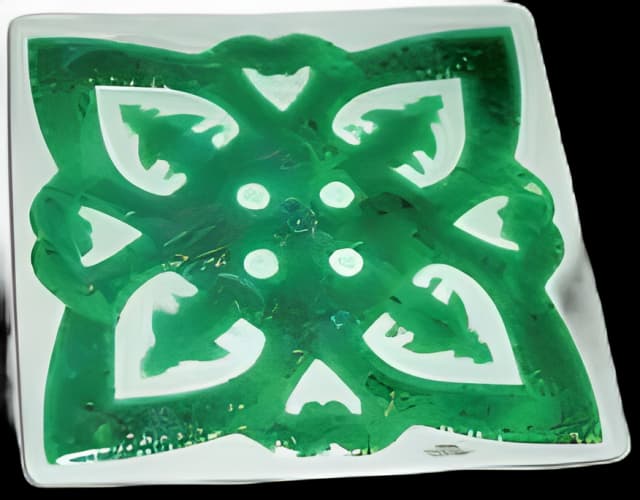 Sensory Gel Pad Quad Tree Green, 4 Tree Design, 15 X 15 Inch, Gel