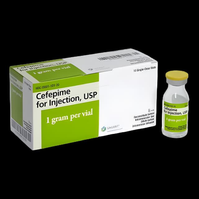 Cefepime HCl, Preservative Free 1 Gram Injection Single-Dose Vial 20 mL