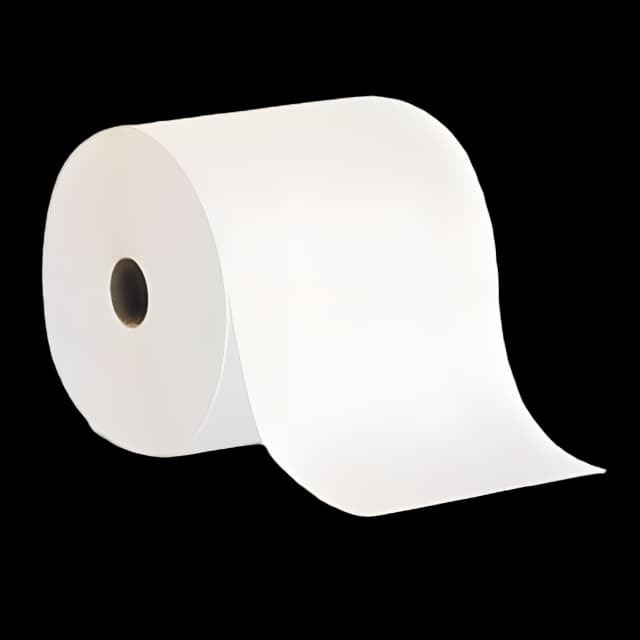 Pacific Blue Basic Nonperforated Paper Towel Rolls, 1-Ply, 7.88" x 800 ft, White, 6 Rolls/Carton