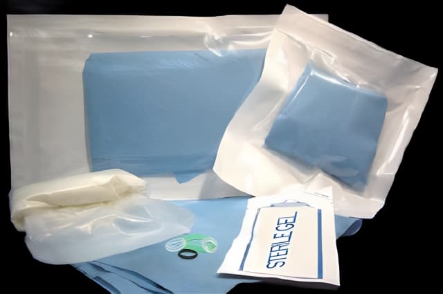 Ultrasound Transducer Cover Kit Sheathes™ 4 X 24 Inch Non Latex Sterile For use with Ultrasound Trandsucer