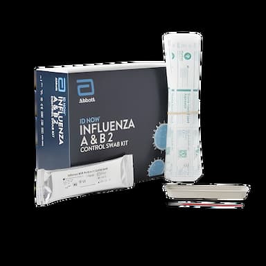 Immunology Control Set ID NOW™ Influenza A + B Positive Level / Negative Level 24 Swabs