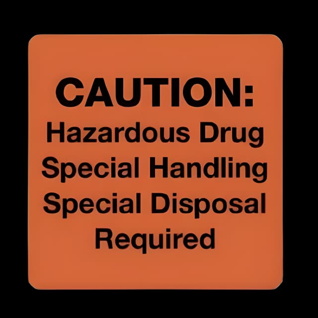 Key Surgical Biohazard Warning Label 3x3 Inch