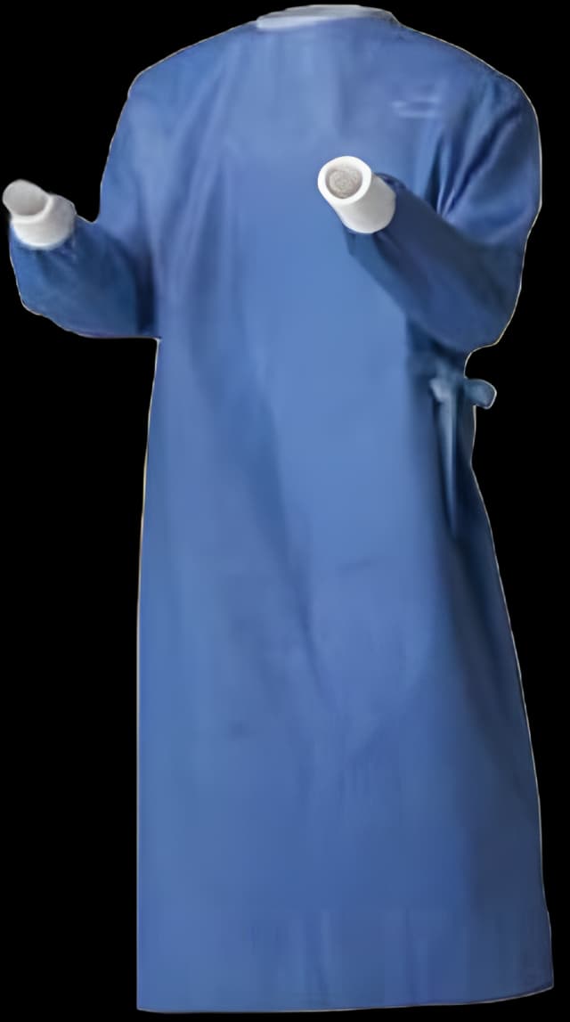 Non-Reinforced Surgical Gown RoyalSilk™ 2X-Large Blue Sterile AAMI Level 3 Disposable