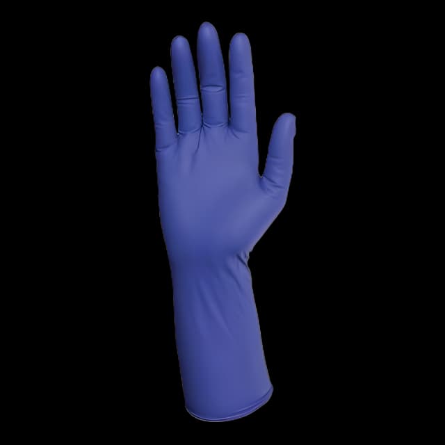 Exam Glove PremierPro™ Extended Cuff Large NonSterile Nitrile Extended Cuff Length Textured Fingertips Blue Chemo Tested