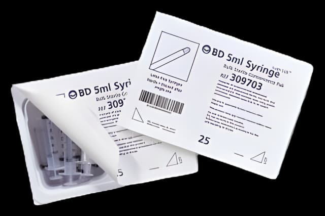 Pharmacy Tray BD Luer-Lok™ 5 mL Luer Lock Tip Without Safety