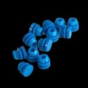 Beckman Coulter Tube Closure Plastic Plug Cap Blue 13 mm For use with Beckman Automatic Recapper Module NonSterile