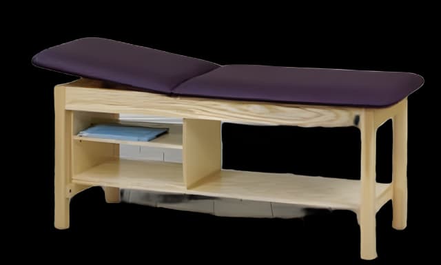 Treatment Table with Shelving ETA Classic Series Fixed Height - 1030-27-030-040-1DC-3DT