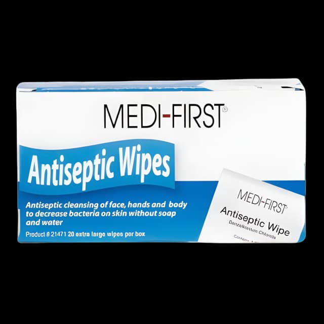 Antiseptic Skin Towelette Medi-First® Individual Packet Scented 20 Count - 21471