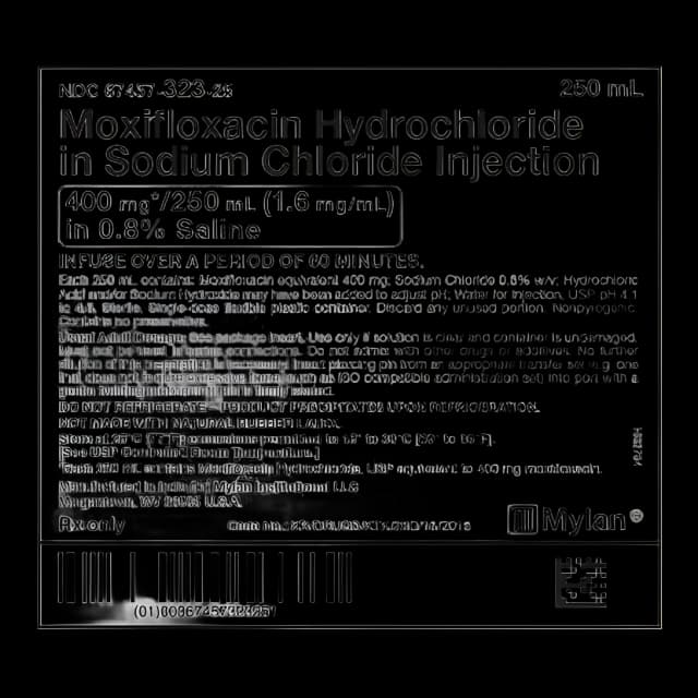 Moxifloxacin IV Solution 400 mg / 250 mL - Mylan