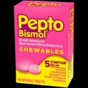 Anti-Diarrheal Pepto Bismol® 262 mg Strength Chewable Tablet 48 per Box