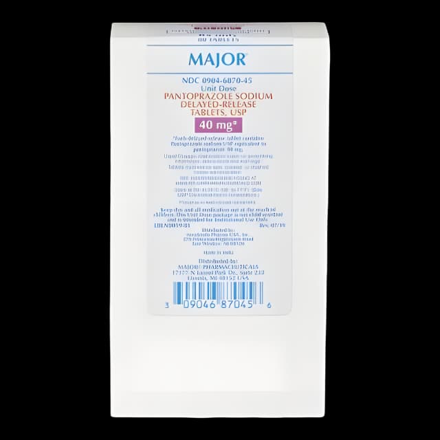 Pantoprazole Sodium 40 mg Tablet Blister Pack 80 Tablets