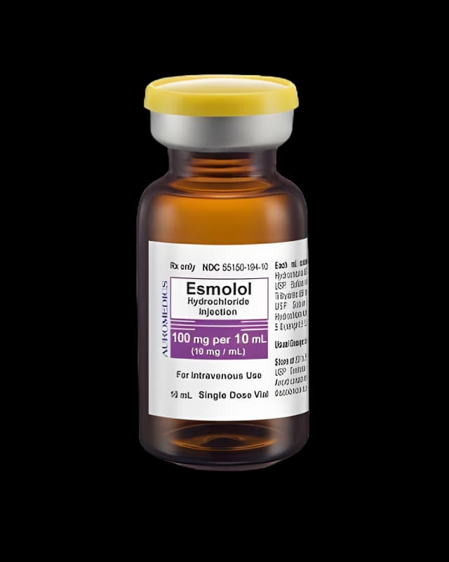 Esmolol HCl Injection 10mg/mL by Auromedics - Preservative-Free