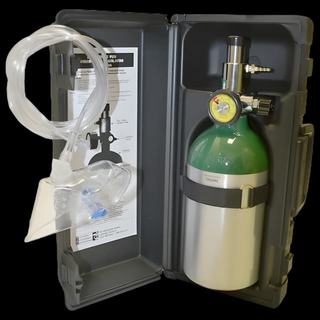 Oxy-Uni-Pak Oxygen Cylinder Kit (Filled) Size M7 Aluminum