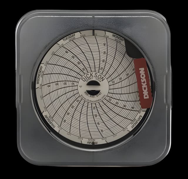 Temperature Chart Recorder 24-Hour or 7-Day