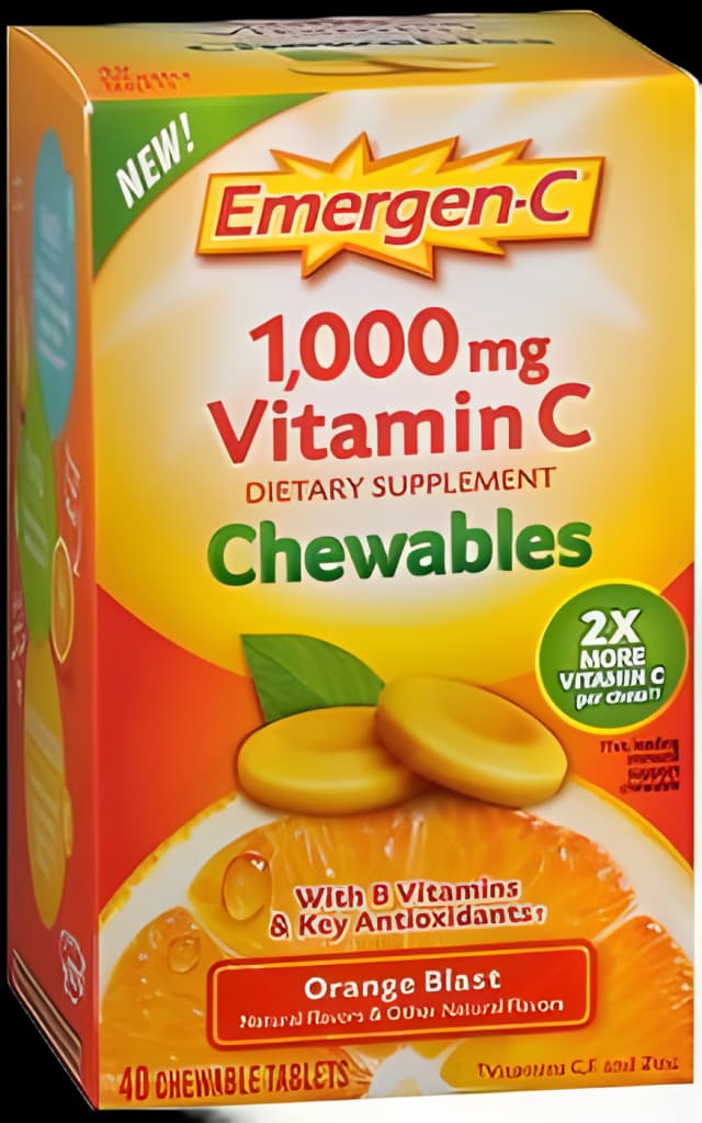 Emergen-C Vitamin C 1000mg Chewables for Immune Support