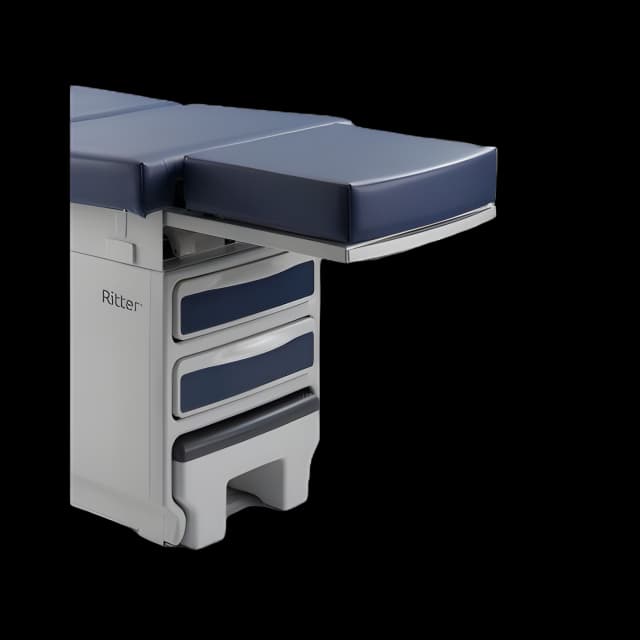 Ritter® 204 Examination Chair Thick Footrest Pad - Cranberry