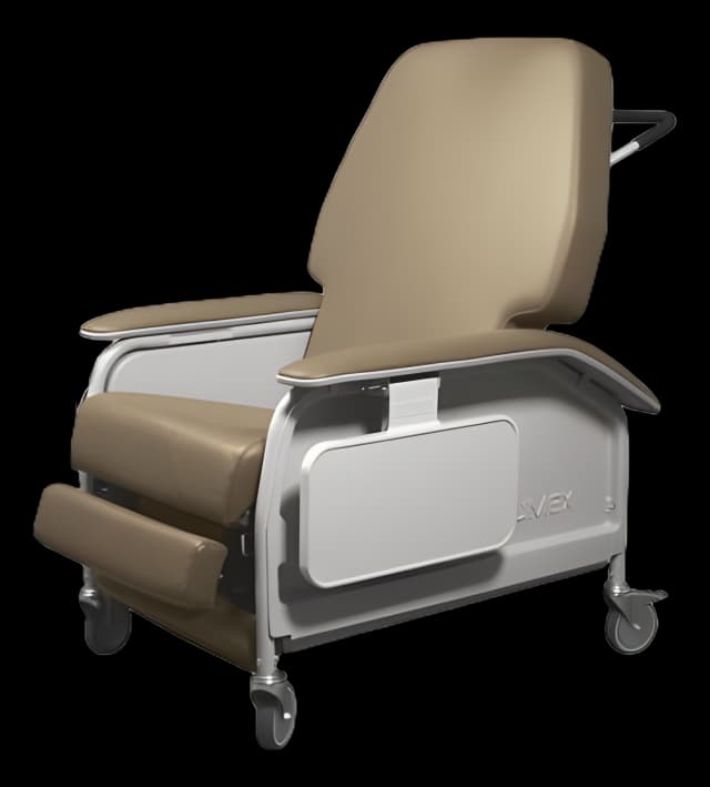 Bariatric Clinical Care Recliner Lumex® Extra Wide Savoy Vintage Gold