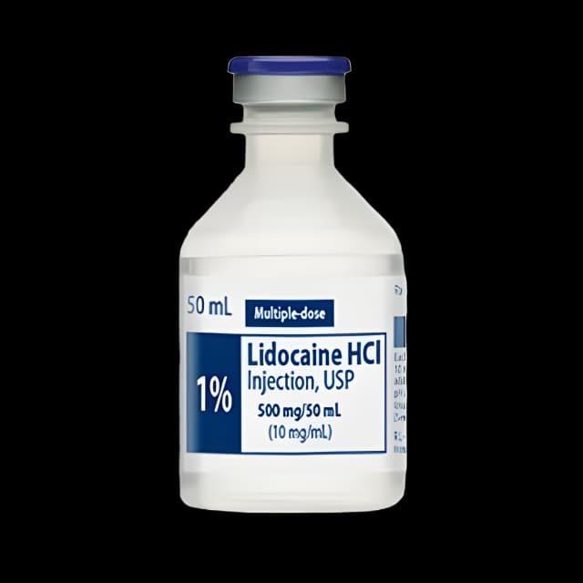 Lidocaine HCl 1%, 10 mg / mL Injection Multiple-Dose Vial 50 mL - 1015950
