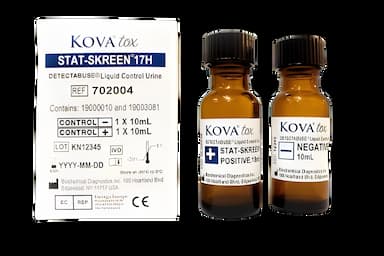 Detectabuse® Stat-Skreen® Drugs of Abuse (DOA) Control Set Positive/Negative Level 2x10 mL