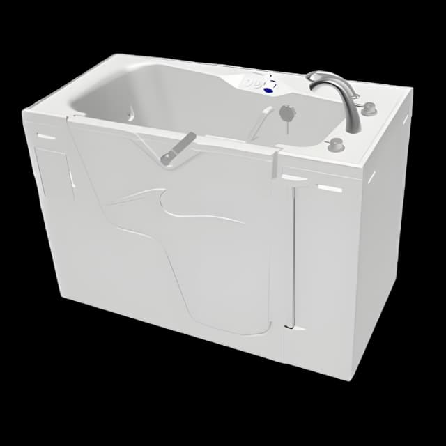 Side Entry Walk-In Whirlpool Tub with Disinfection Cleaning System and Remedy™ UV Water Purification System REGEN™ White Gel-Coated Fiberglass