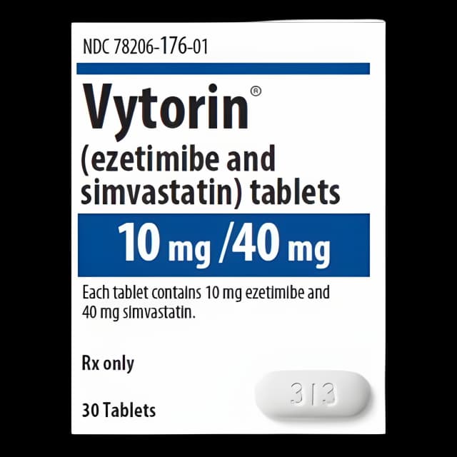 Vytorin® Ezetimibe / Simvastatin 10 mg - 40 mg Tablet 30 Tablets