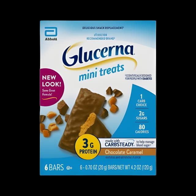 Glucerna Mini Treats for Diabetes - Chocolate Caramel Bar