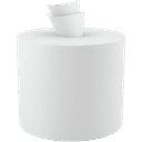 Centerpull Paper Towell Roll, White, 600 sheets, Virgin Fiber, 8.13" x 7.56", 6 rl/cs