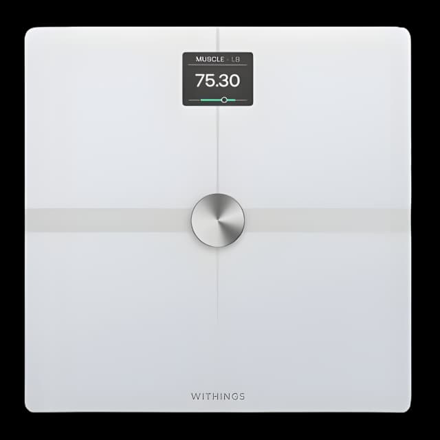 Smart Body Composition Analyzer Step On Withings LCD Display 5 -> 200kg (9 -> 440lb) White