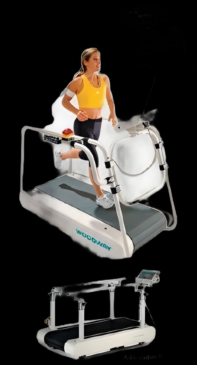 Bariatric Medpro Treadmill by Woodway - Physical Therapy