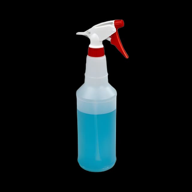 Empty Spray Bottle Medical Safety Systems HDPE Plastic Clear 32 oz.