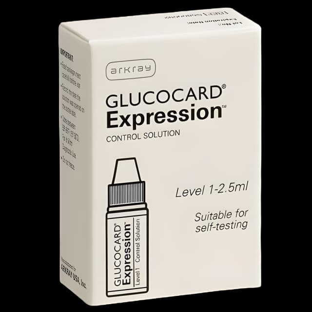 Diabetes Management Test Control Glucocard® Expression™ Blood Glucose Level 1 1 X 2.5 mL