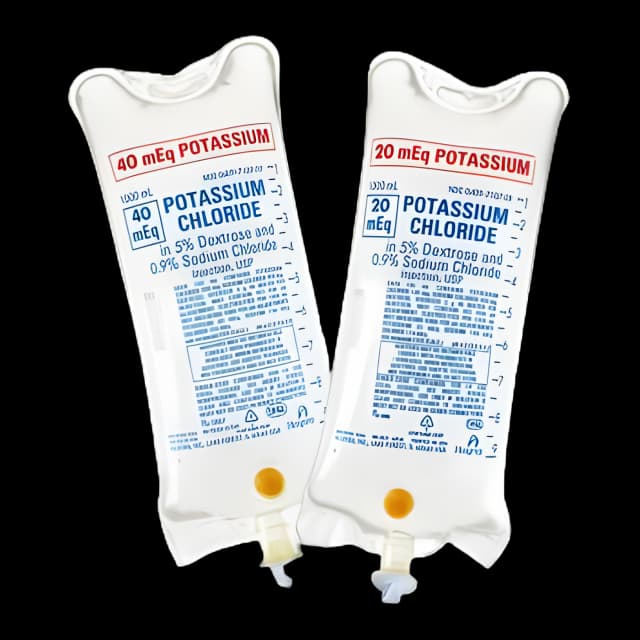 Replacement Preparation Potassium Chloride / Dextrose 5% / Sodium Chloride 0.9% 40 mEq / 1,000 mL IV Solution Flexible Bag 1,000 mL