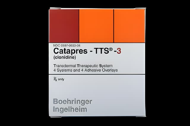 Catapres-TTS-3® Clonidine 0.2 mg / 24 Hour Patch Carton 4 Patches
