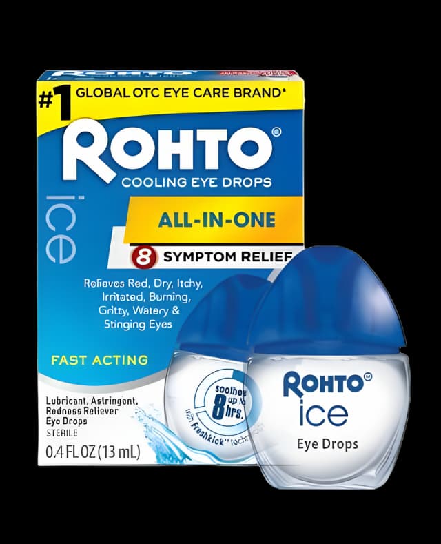 Rohto® ICE Eye Drops for Irritation Relief - 13 mL
