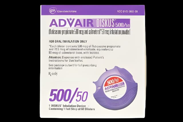 Advair Diskus® Fluticasone / Salmeterol 500 mcg - 50 mcg Powder Metered-Dose Inhaler 60 Doses
