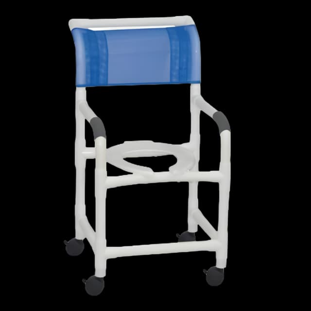 Shower Chair MJM International PVC Frame - 118-3TW - 2