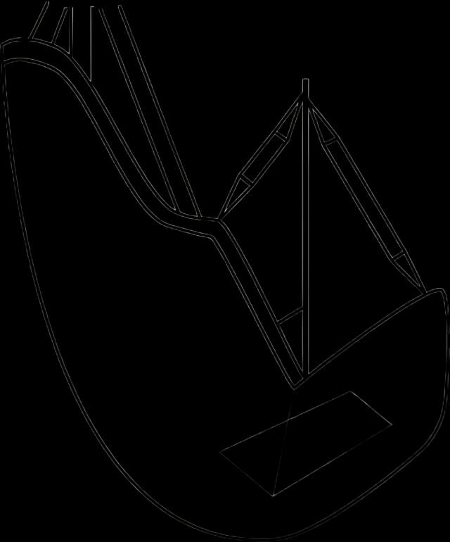 Comfort Sling Hoyer® Classic With Head Support Web Strap, Wire