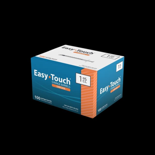 EasyTouch™ 1 mL Syringe Only Luer Lock Tip