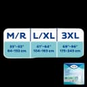 Unisex Adult Incontinence Brief TENA ProSkin Stretch™ Super Large / X-Large Disposable Heavy Absorbency