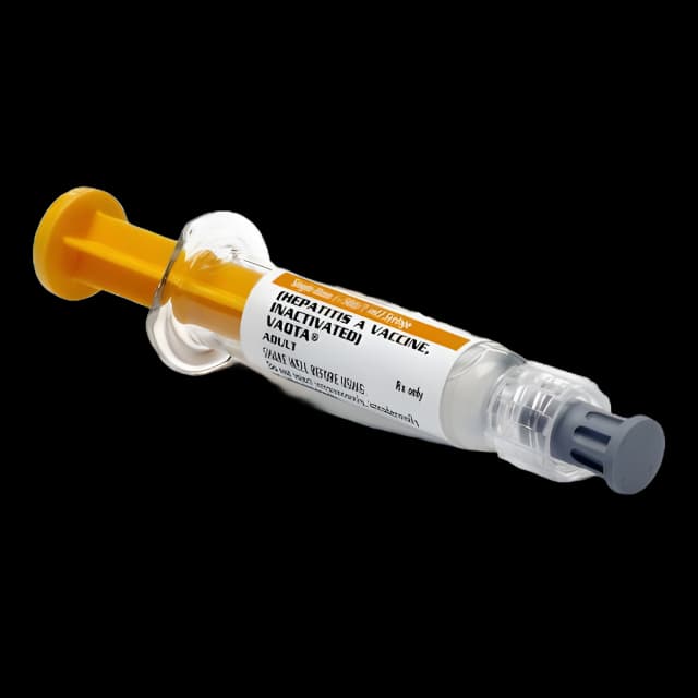 Vaqta® Adult Hepatitis A Vaccine Indicated for People 19 Years of Age and Older 50 Unit / mL Injection Prefilled Syringe 1 mL