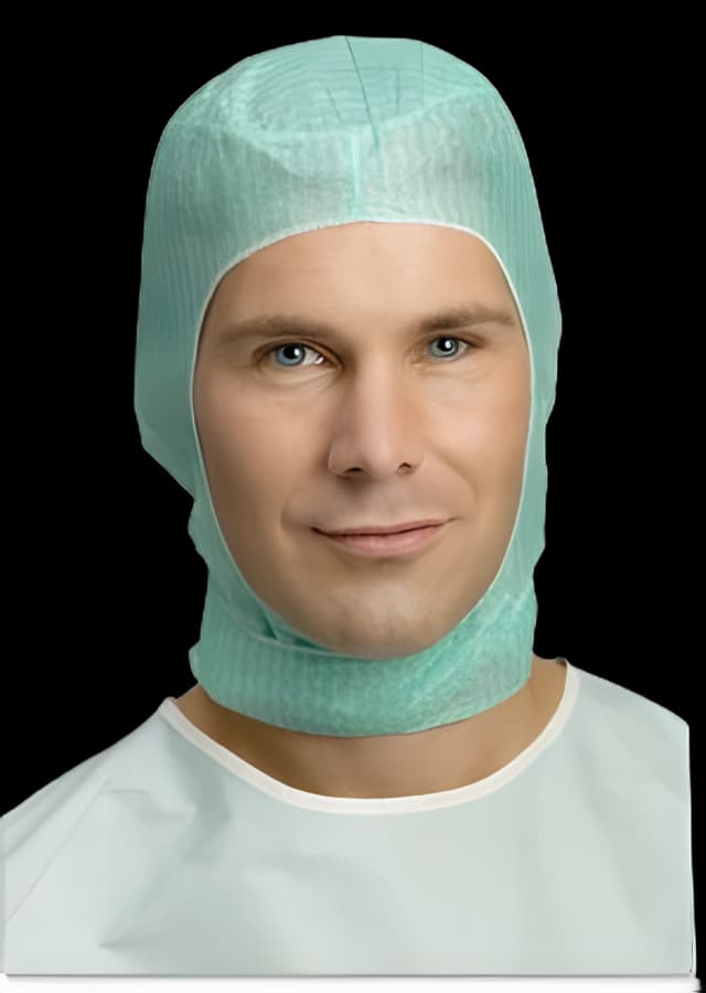 Surgeon Cap Barrier® Tuck® One Size Fits Most Blue Pull On Closure