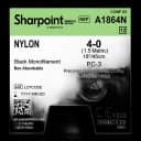 Nonabsorbable Suture with Needle Surgical Specialties™ Nylon 3/8 Circle Precision Conventional Cutting Needle Size 6 - 0 Monofilament